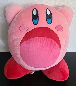 Juguete de Peluche Inhalador Kirby Grande 15" Nintendo Club Mocchi Mocchi Mega 2022 Nuevo - Imagen 1 de 11
