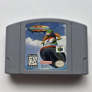 Carro de juego retro Wave Race 64 N64 (Nintendo 64, 1996) auténtico limpio probado - Imagen 1 de 11