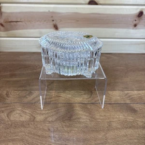 Waterford Crystal Star Trinket Jewelry 4 1/2”Music Box Plays Memory From Cats - Picture 1 of 4