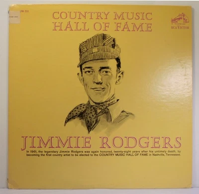 Jimmie Rodgers Country Music Hall of Fame LP 1962 [RCA Victor LPM2531] MONO DEMO - Image 1 of 4