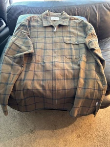 Carhartt Zip Up Heavy Jacket 2xl Plaid Pocket Near Mint Studio Wardrobe Auktion - Bild 1 von 3