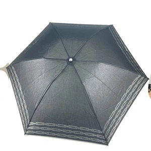 FENDI Umbrella logo Folding umbrella umbrella Nylon Black - Picture 1 of 10