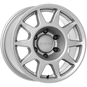 Nomad N505OE Touring 17x8.5 6x5.5" +0mm Silver Wheel Rim 17" Inch - Picture 1 of 7