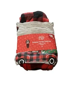 Holiday Style Pajamas 2pc Toddler 3T Pajamas Set Farm truck Plaid Christmas PJs - Picture 1 of 6