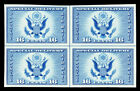 Scott 771 1935 16C Dark Blue Air Post Center Line Block Of 4 Mint Vf Nh Cat $65