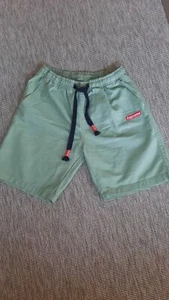 Herren Supreme Grün Twill Shorts S Gebraucht - Bild 1 von 4