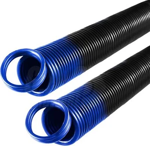 140 lb. Resortes de extensión de puerta de garaje de doble bucle de alta resistencia (paquete de 2) - azul oscuro - Imagen 1 de 7