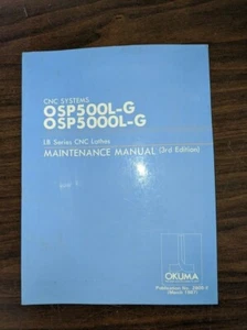 TORNOS CNC SERIE LB MANUAL DE MANTENIMIENTO OKUMA 2805-E CONTROL - Imagen 1 de 1