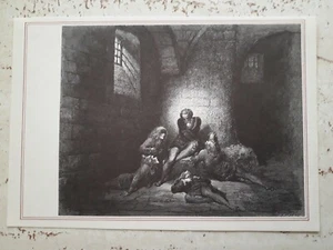 Ritaglio Giornale Divina Commedia Illustrazione Inferno Canto XXXIII      <d - Imagen 1 de 1