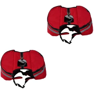 2 Pieces Winterjacke Für Hunde Hundetragerucksack Transportbox Haustiere - Bild 1 von 12