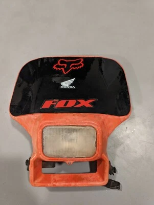Luz de plástico placa de faros delanteros originales Honda XR200R XR 200 1985 85 Foto 1 de 4