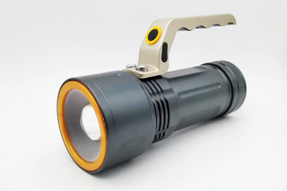 TORCIA FARO POTENTE RICARICABILE LED CREE XML T6 TATTICA MILITARE SOFTAIR - Immagine 1 di 4