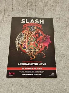 FRAMED MAGAZINE ADVERT 11X8" SLASH FT MYLES KENNEDY : APOCALYPTIC LOVE - Picture 1 of 1