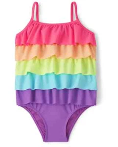 NWT Gymboree Girls POPSICLE PARTY Tiered Swimsuit 2T 3T 4T 5T NEW - Picture 1 of 2