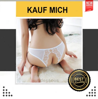 Rio Tanga ouvert transparent Dessous Slip sexy Weiß heiß Reizwäsche XS S M - S23 - Bild 1 von 4