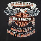 Vintage Harley Davidson Shirt Herren 2XL schwarz ärmellos Rapid City South Dakota