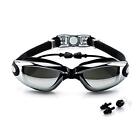 Swimming Goggles, Swim Goggles attached Ear Plugs for Adult Men Women And