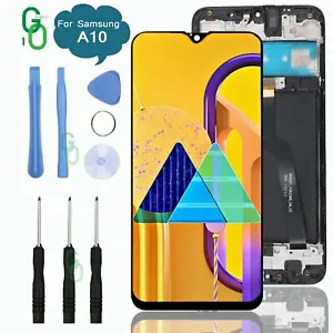 For Samsung Galaxy A10 SM-A105FN LCD Screen Display Touch Glass Assembly Frame - Picture 1 of 14