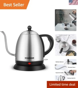 Hervidor eléctrico de acero inoxidable premium 1L - apagado automático y protección contra ebullición y secado - Imagen 1 de 9