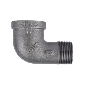 BK Products 520-304BG Black Malleable Iron Street Elbow 3/4 FPT in. (Pack of 5) - Picture 1 of 1