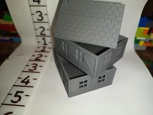 Terrain FOW timbered city Module miniatures house 15mm scale Flames of War - Picture 1 of 4