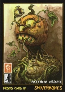 Tarjeta promocional de Halloween Shiverbones Matthew Kirscht 2022 promoción #1 RRParks - Imagen 1 de 2