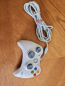 Xbox 360 Wired Controller White USB Connection - Picture 1 of 6