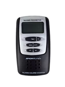 Pre-owned Sportline Talking Calorie Counter Pedometer - Picture 1 of 6