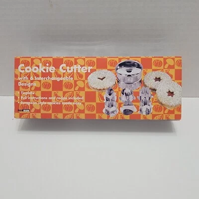 NUEVO Cortador de Galletas Estilo Linzer Europeo con 6 Diseños Intercambiables Foto 1 de 3