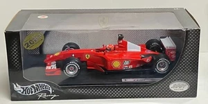 Hot Wheels 1/18 Red Ferrari F2001 Michael Schumacher Model Car (NEW) - Picture 1 of 3