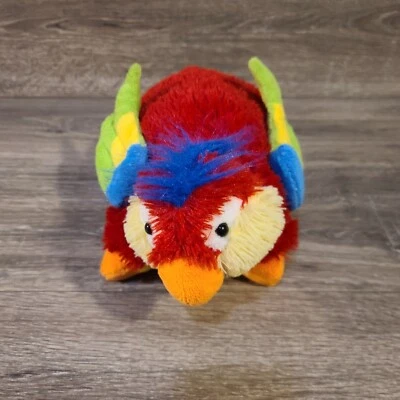 Pillow Pets Pee-Wees Red Tropical Parrot Bird Plush 12" - Image 1 of 4