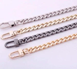 Purse Chain Shoulder Handbag Bag Strap Replacement Handle Crossbody New Metal - Picture 1 of 10