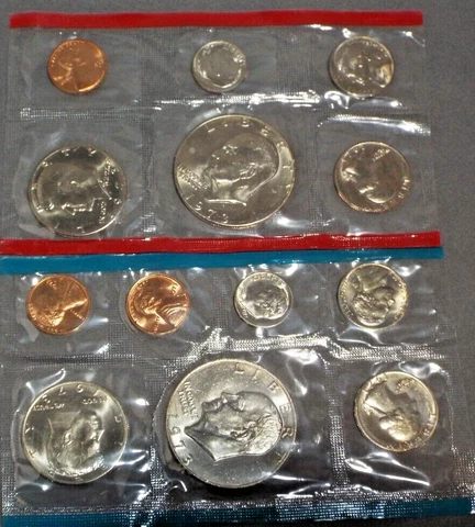 1973 P-D-S 13 coin uncirculated set Cover