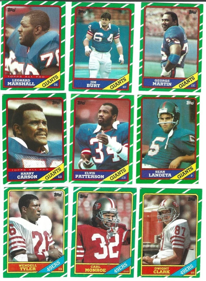 1986 Topps Football - complete your set 1-200 - Image 1 of 1
