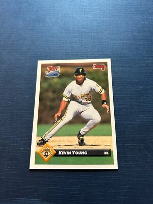 1993 Donruss Baseball Kevin Young Rated Rookie #452 Set Break NM - Image 1 of 2