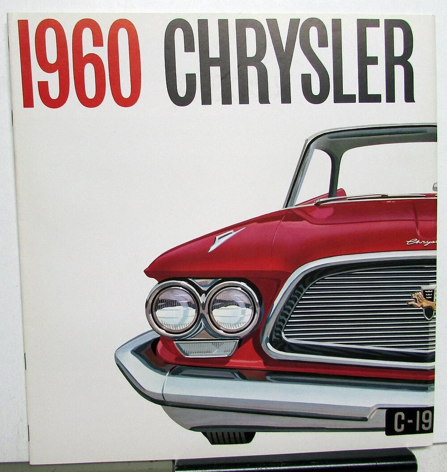 Chrysler New Yorker Saratoga Windsor Prestige 1960 folleto de ventas XL grande raro Foto 1 de 4