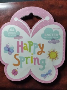Happy Spring Easter Activity Book - 44 Pages Stickers and Activities - Picture 1 of 1