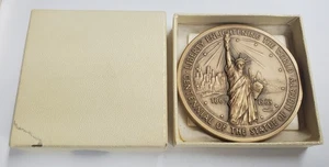 Statue of Liberty Enlightening The World Bronze Medal - Medallic Art CO. N.Y. - Picture 1 of 6