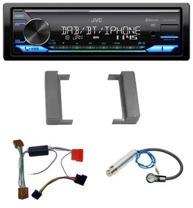 JVC Bluetooth DAB USB MP3 Autoradio für Audi A2 A3 8L A4 B5 TT 99-06 Aktivsystem - Bild 1 von 9
