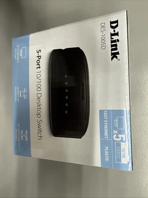 D-Link DES-1005D 5-Port 100 Mbps Router (DES-1005D/E) - Bild 1 von 4