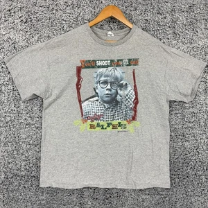 A Christmas Story Shirt Adult XL Ralphie You'll Shoot Your Eye Out Graphic Movie - Picture 1 of 12