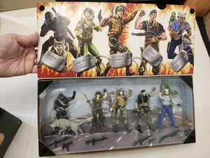 Hasbro GI Joe 25th Anniversary Snake Eyes Jaye Hawk 5 Action Figure Set 2008 - Foto 1 di 3
