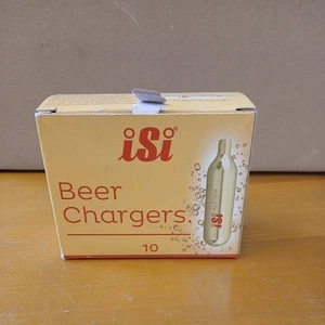 10x iSi Bier-Kapsel CO2 Kohlesäure-Kapseln Bier-Zapfanlage Beer Chargers Gas NEU - Bild 1 von 4