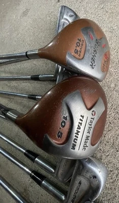 Vintage Spalding Executive MV2 "Bird on Ball" Golf Irons 3-9 PW Taylor Made Dr. - Image 1 of 4