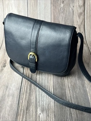 Talbots Vintage 1990s Leather Purse Crossbody Handbag - Image 1 of 4