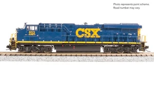 N GE ES44AC CSX YN3 Paint No/sd 876 - Picture 1 of 1