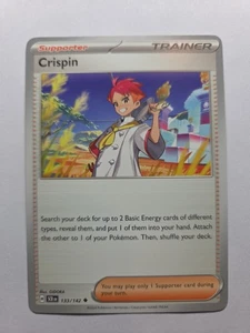 Crispin - 133/142 Stellar Crown Scr Uncommon Non Holo Trainer - NM Pokemon Tcg - Picture 1 of 2