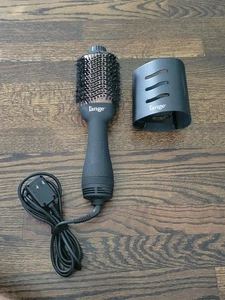L’ange 2 in 1 Volumizing Brush Hair Dryer AB313 3” Black Lange Rose Gold Works - Picture 1 of 5