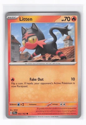 Litten - (Common) SV05: Temporal Forces 032/162 NM - Image 1 of 2