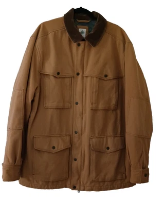 Territory Ahead Chore Coat Barn Canvas Size XL Corduroy Collar Lined Heavy Elbow - Image 1 of 4
